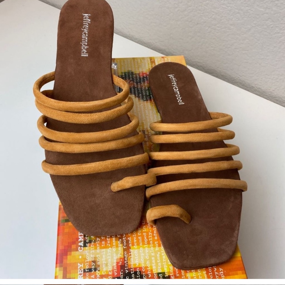 NWB Jeffrey Campbell Coniper in Tan Suede. 9M
